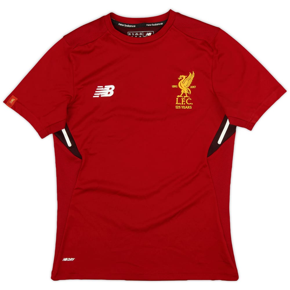 2017-18 Liverpool New Balance Training Shirt - 9/10 - (L.Boys)
