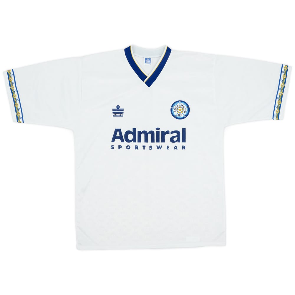 1992-93 Leeds United Home Shirt - 9/10 - (XL)