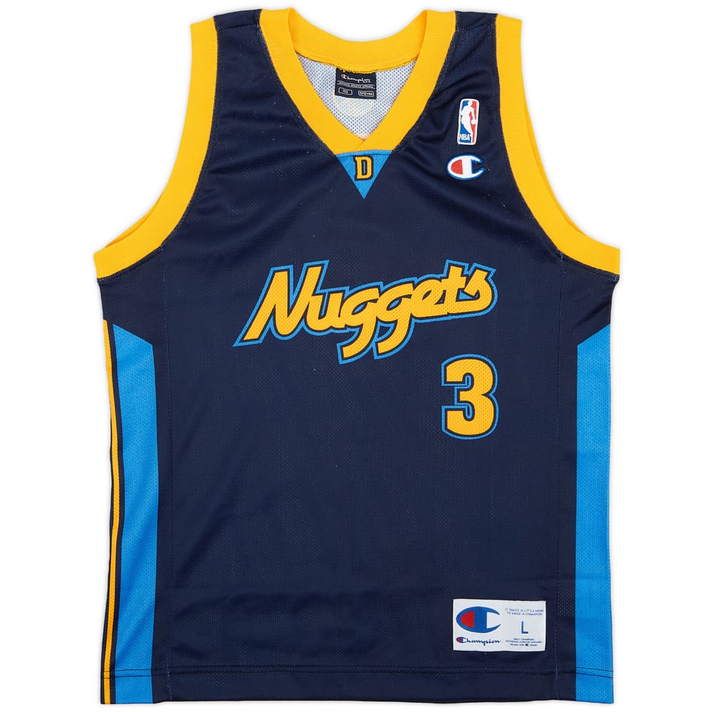 2006-08 Denver Nuggets Iverson #3 Champion Alternate Jersey - 8/10 - (L.Boys)