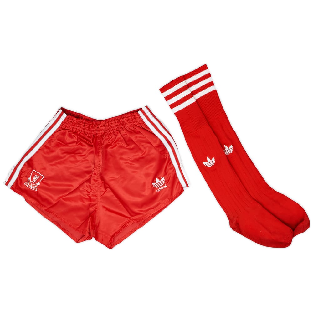1987-89 Liverpool Player Issue Home Shorts & Socks