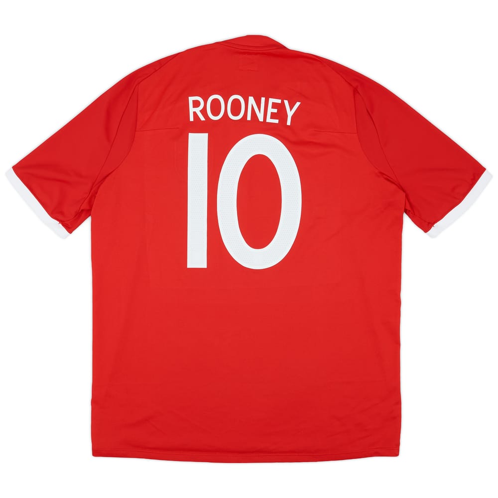 2010-11 England Away Shirt Rooney #10 - 7/10 - (L)