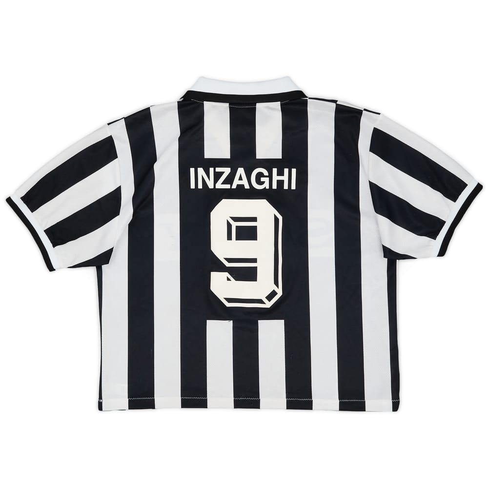 1995-97 Juventus Home Shirt Inzaghi #9 - 5/10 - (L)