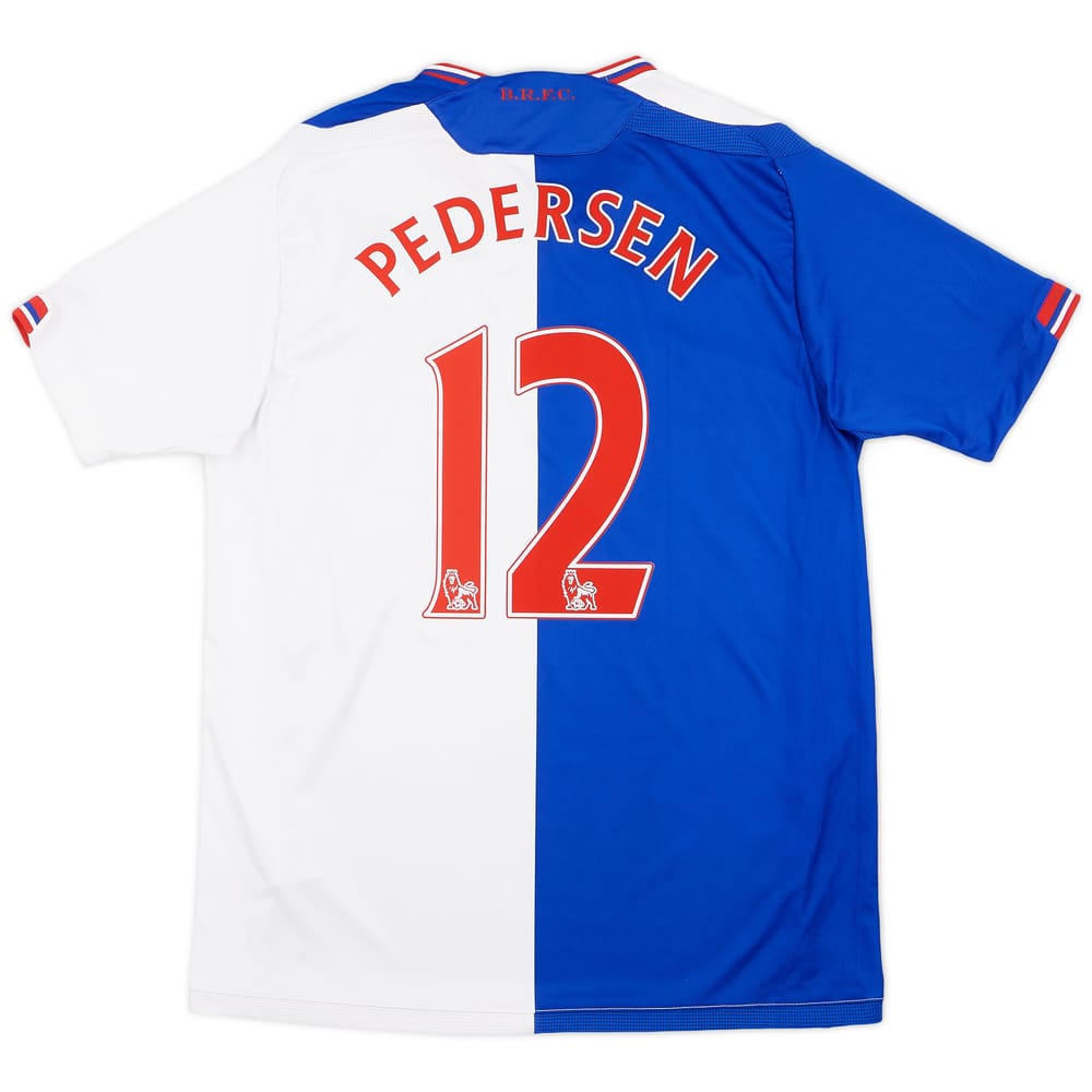 2009-10 Blackburn Home Shirt Pedersen #12 - 7/10 - (M)