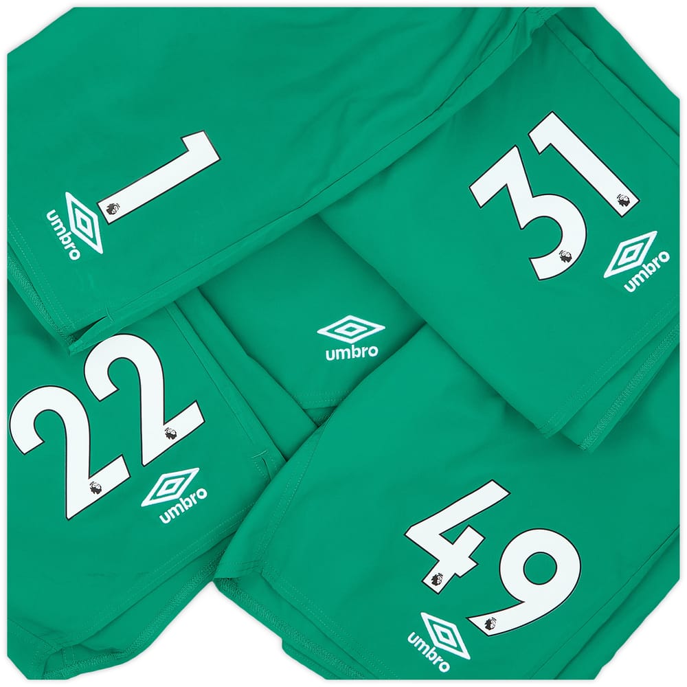 2019-20 Everton Player Issue GK Shorts - As New - (L)