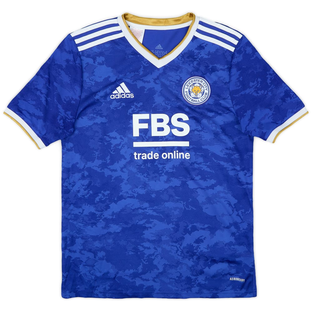 2021-22 Leicester Home Shirt - 10/10 - (L.Boys)