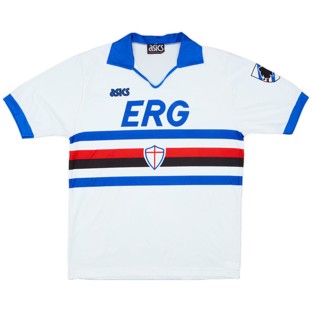 1991-92 Sampdoria Away Shirt - 8/10 - (XL)