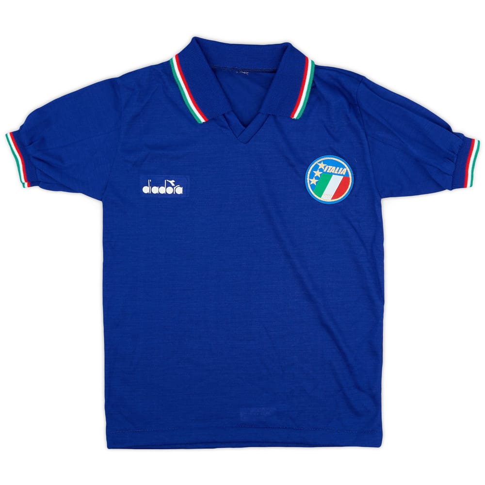 1986-90 Italy Home Shirt - 8/10 - (L.Boys)