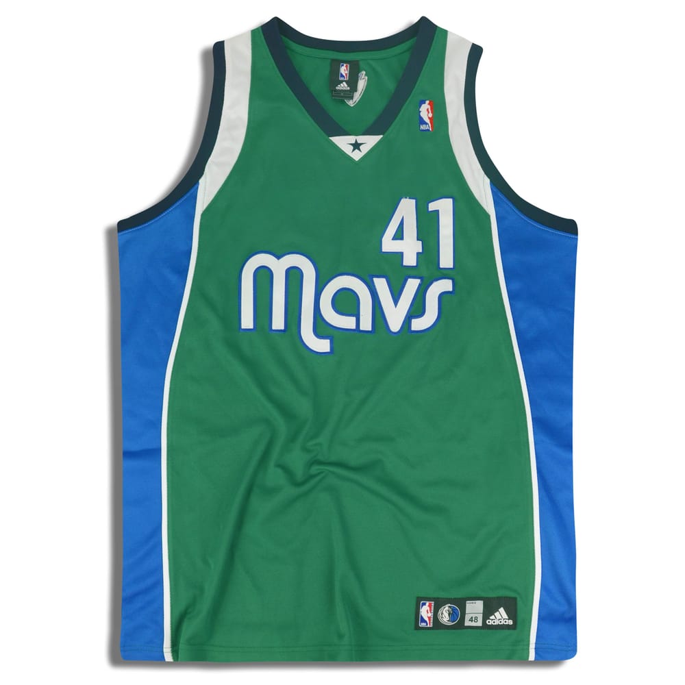 2006-09 Authentic Dallas Mavericks Nowitzki #41 adidas Jersey (Alternate) XL