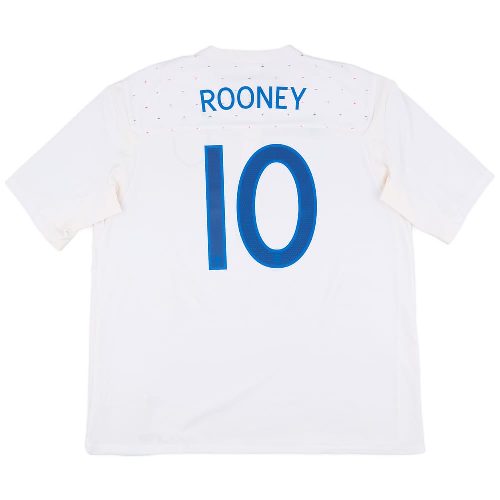 2010-11 England Home Shirt Rooney #10 - 9/10 - (3XL)