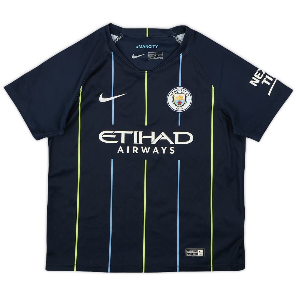 2018-19 Manchester City Away Shirt - 8/10 - (6-7 Years)