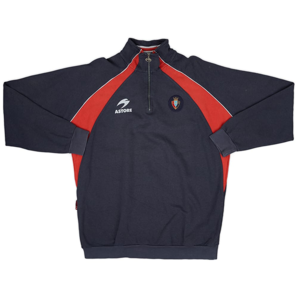 2000-01 Osasuna Astore 1/4 Zip Drill Top - 7/10 - (L)