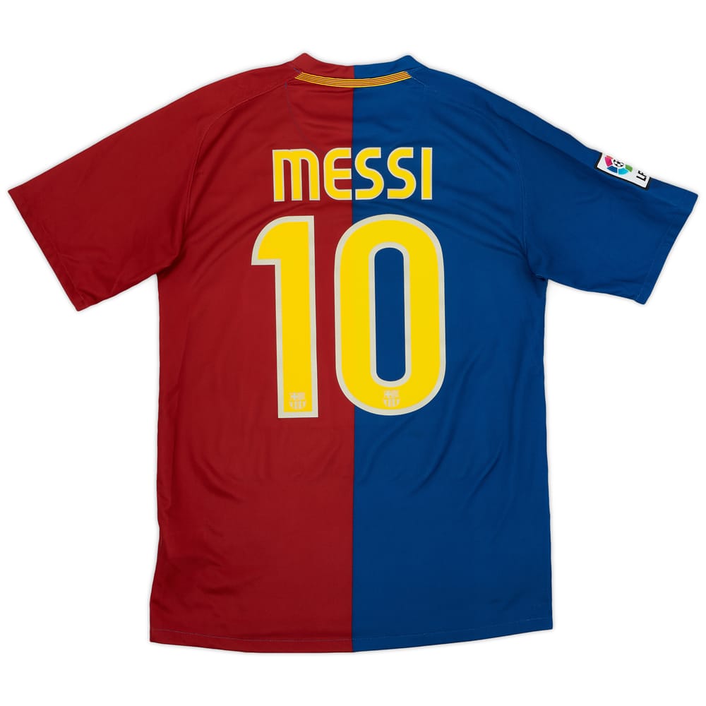 2008-09 Barcelona Home Shirt Messi #10 - 8/10 - (S)