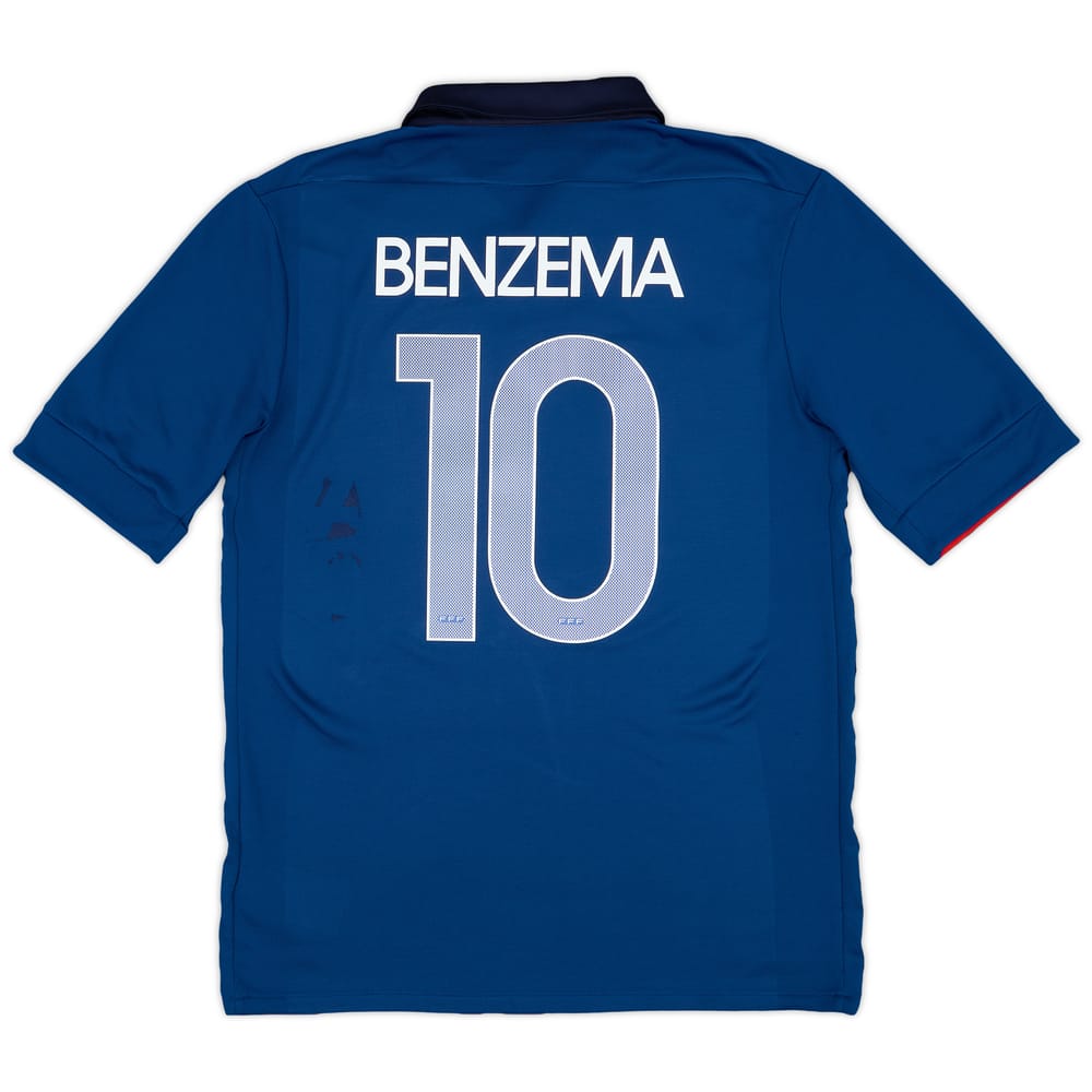 2011-12 France Home Shirt Benzema #10 - 5/10 - (M)