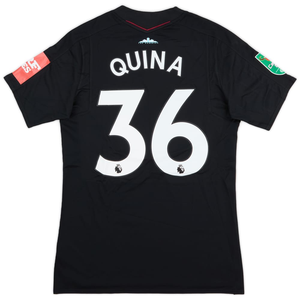 2017-18 West Ham Match Issue EFL Cup Away Shirt Quina #36