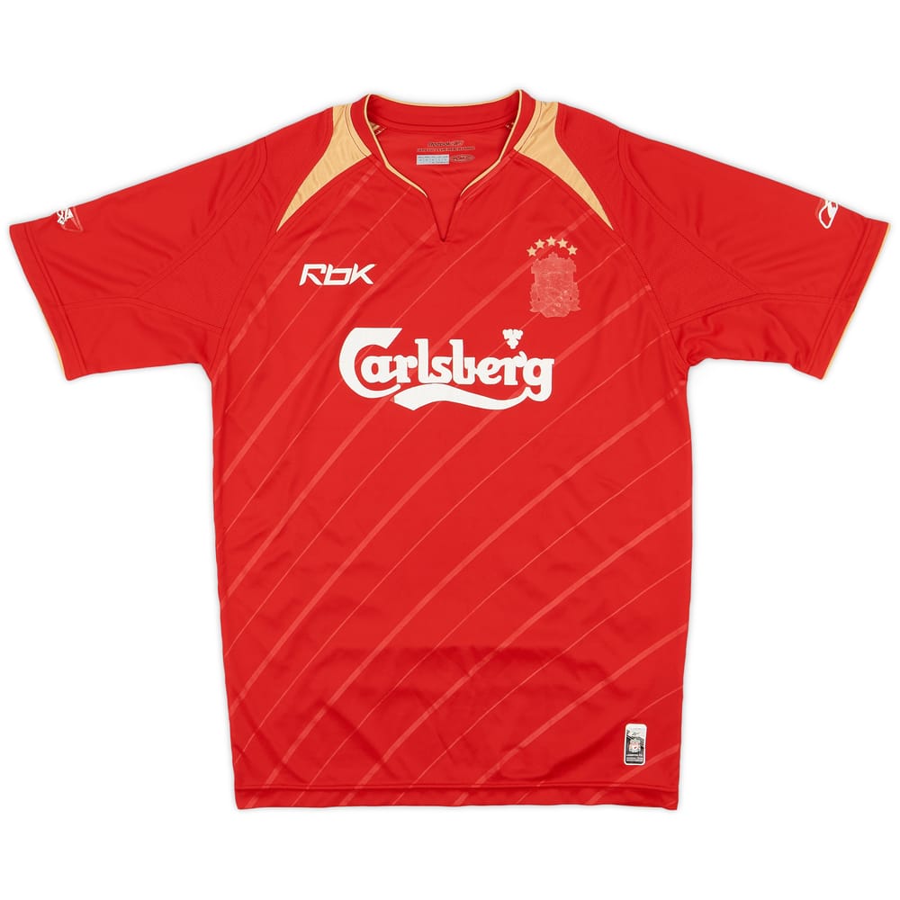 2005-06 Liverpool CL Home Shirt - 3/10 - (S)