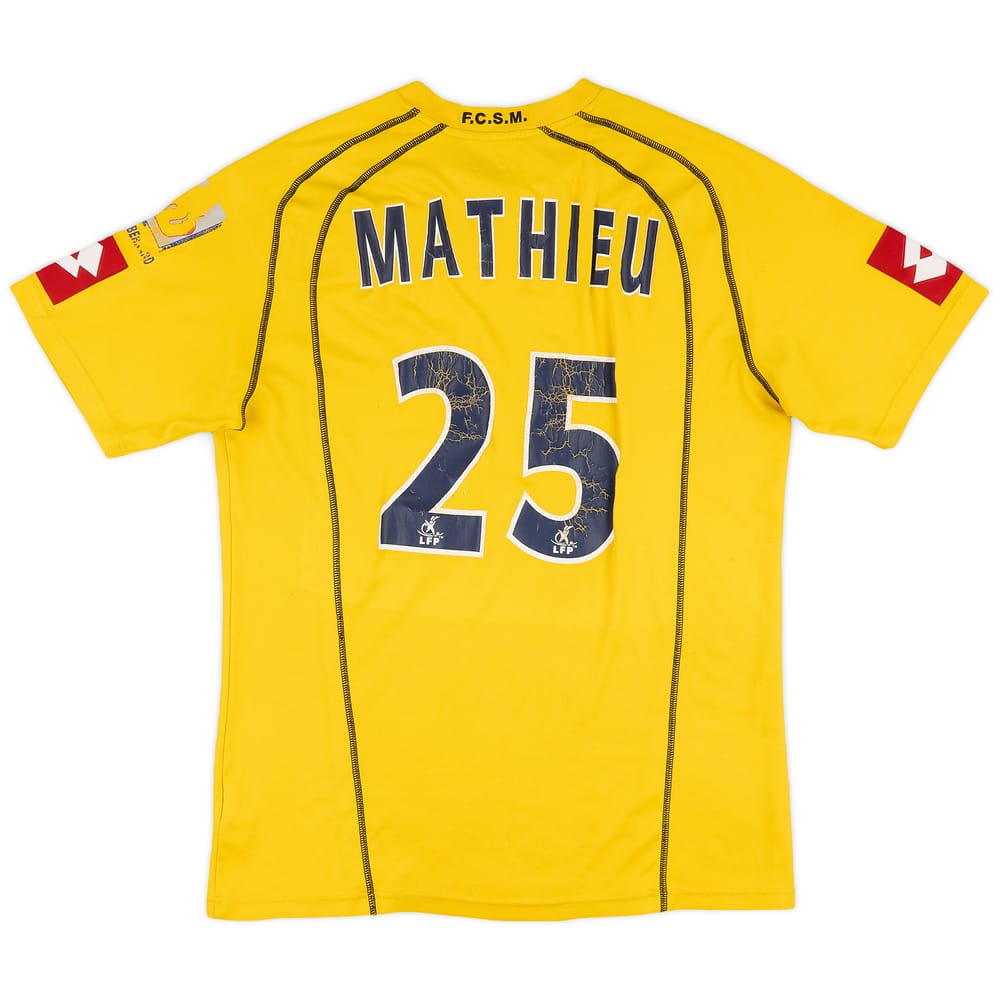2004-05 Sochaux Home Shirt Mathieu #25 - 4/10 - (XL)