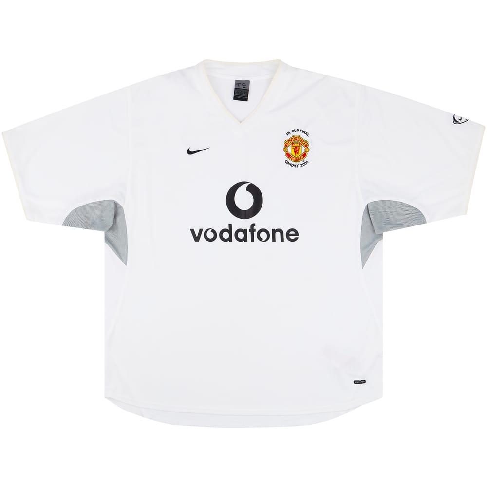 2003-04 Manchester United Staff Issue 'FA Cup Final' Training Shirt 'TC'