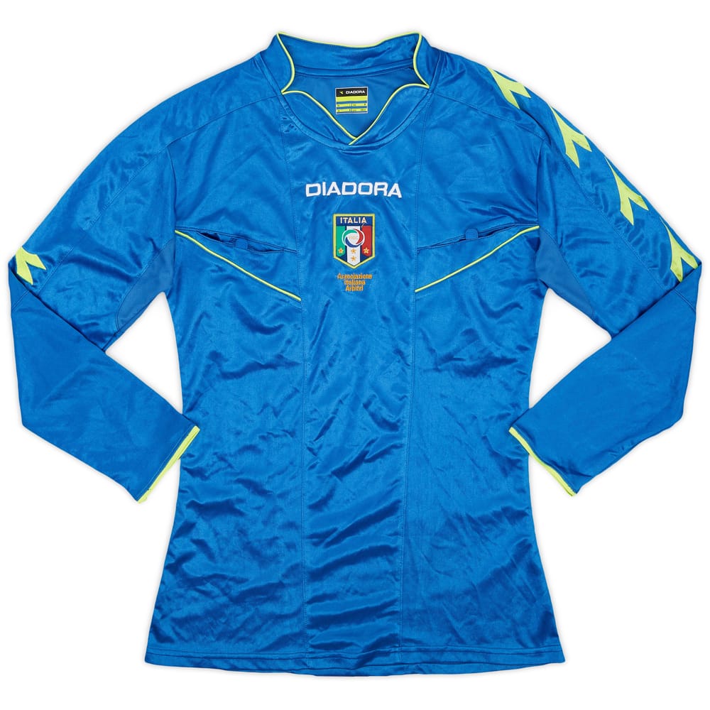 2013-14 Italy Diadora Referee L/S Shirt - 6/10 - (M)