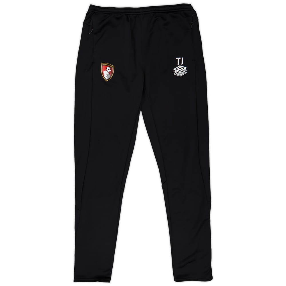 2017-18 Bournemouth Staff Issue Umbro Track Pants/Bottoms TJ - 7/10 - (L)