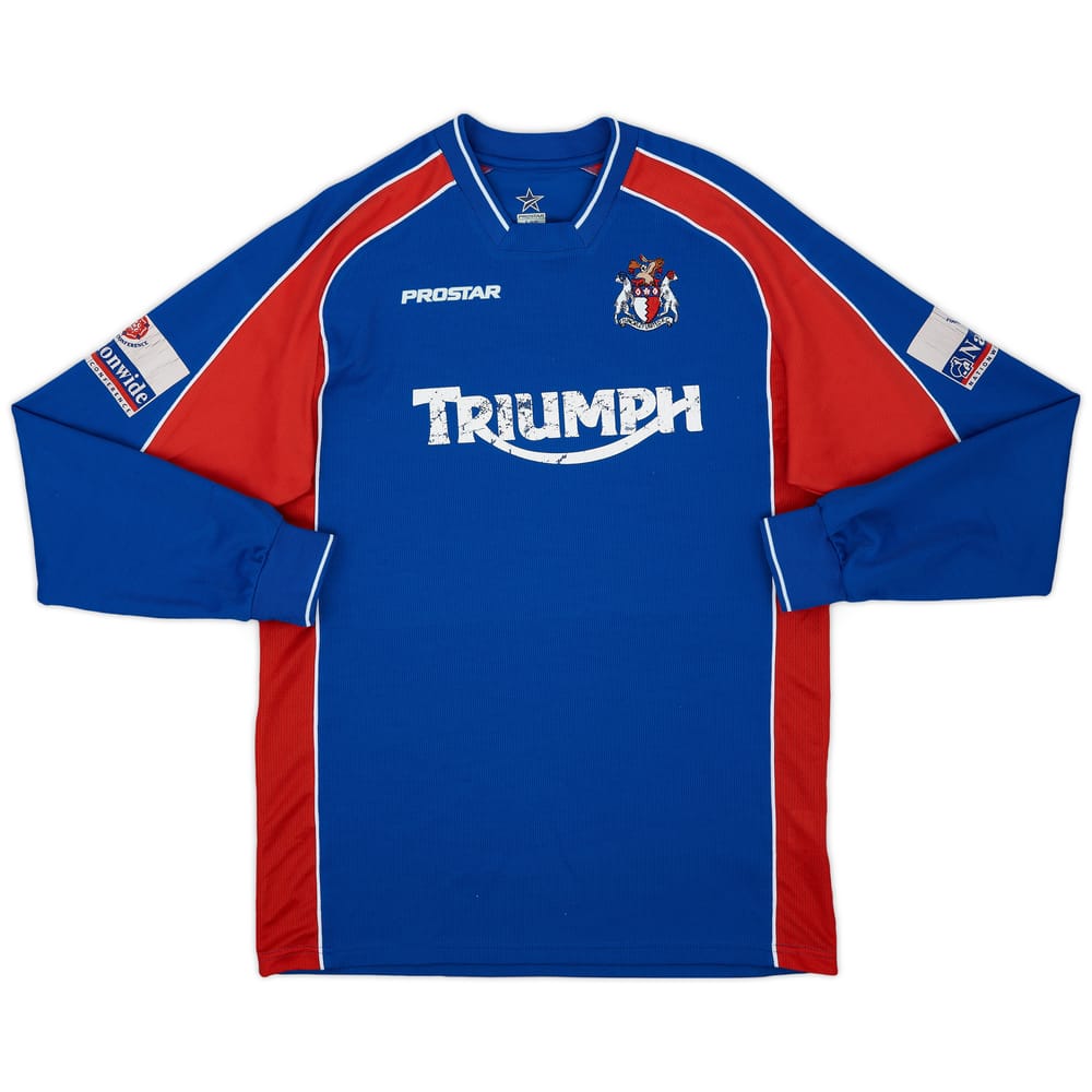 2005-06 Hinckley United Home L/S Shirt - 6/10 - (M)