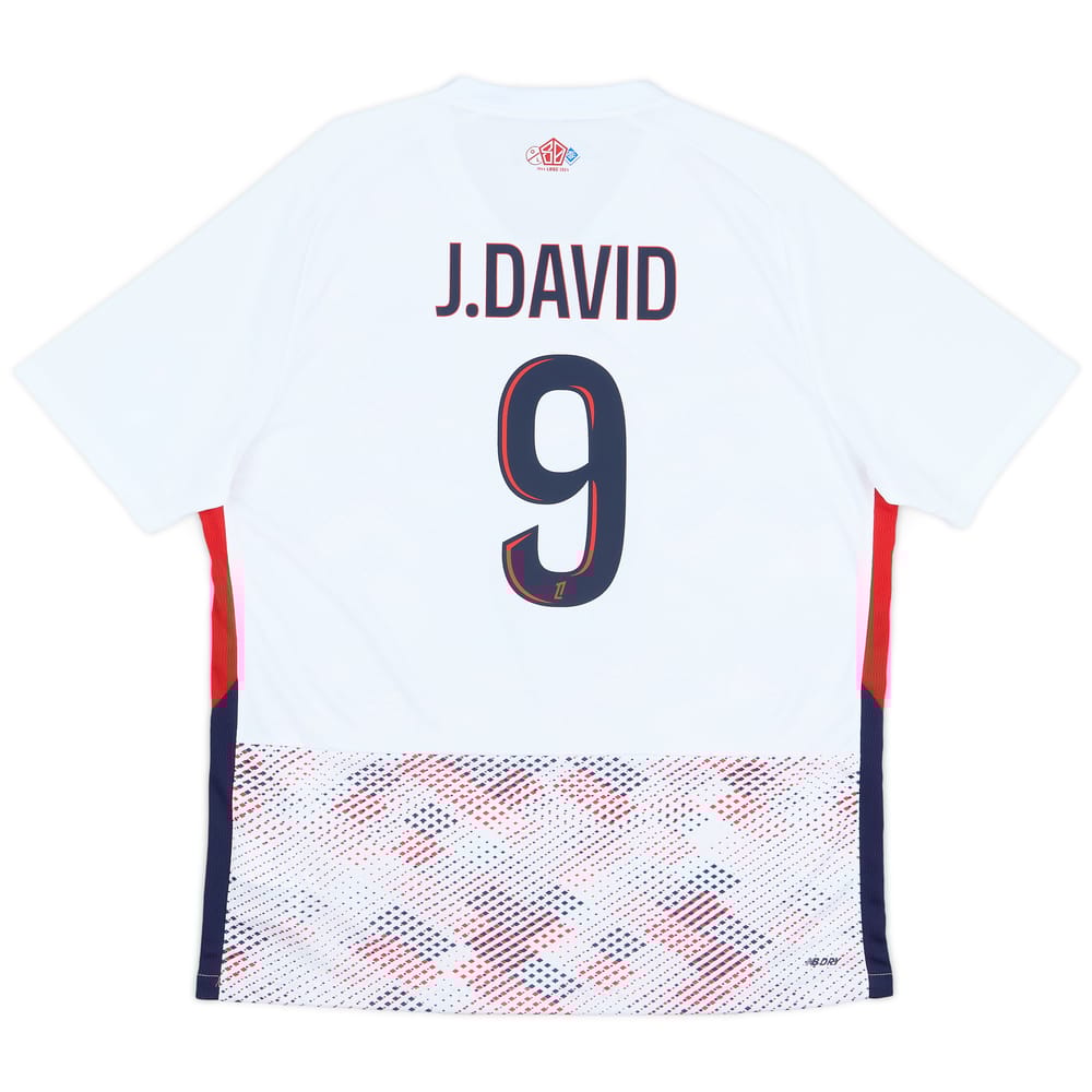 2024-25 Lille Away Shirt J.David #9