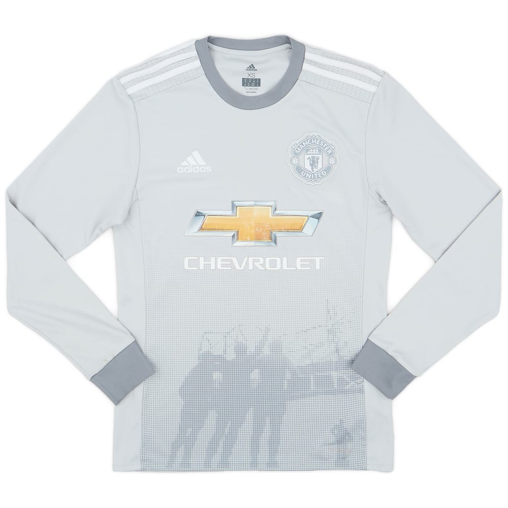 2017-18 Manchester United Third L/S Shirt - 7/10 - (XS)