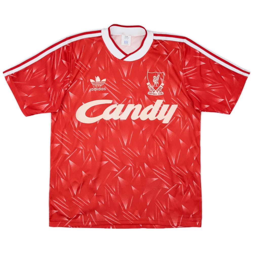 1989-91 Liverpool Home Shirt - 5/10 - (M)