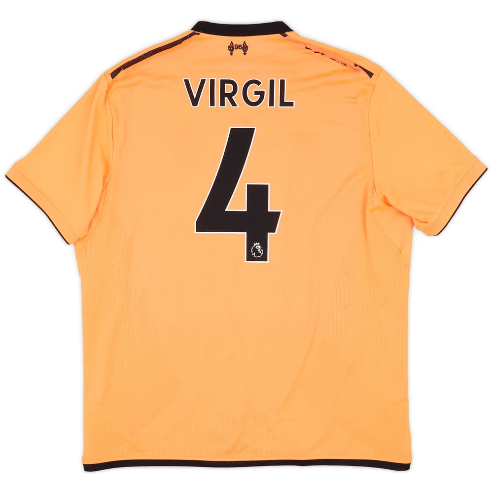 2017-18 Liverpool 125 Years Third Shirt Virgil #4 - 6/10 - (XL)