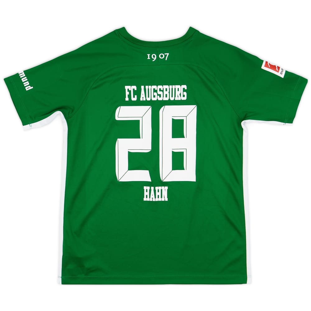 2018-19 Augsburg Away Shirt Hahn #28 - 9/10 - (XL.Boys)