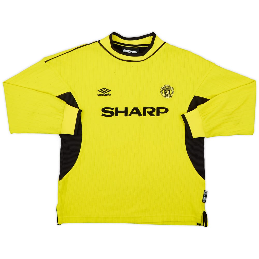 1999-00 Manchester United GK Shirt - 8/10 - (L.Boys)