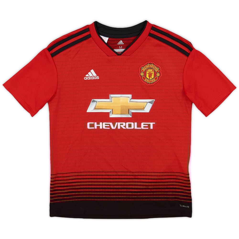 2018-19 Manchester United Home Shirt - 8/10 - (M.Boys)