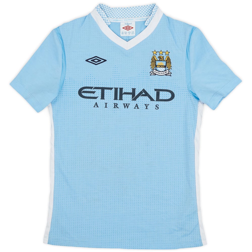 2011-12 Manchester City Home Shirt - 6/10 - (M.Boys)