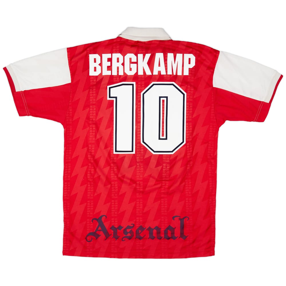 1994-96 Arsenal Home Shirt Bergkamp #10 - 8/10 - (L)