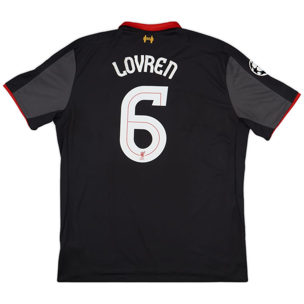 2014-15 Liverpool Third Shirt Lovren #6 - 6/10 - (3XL)