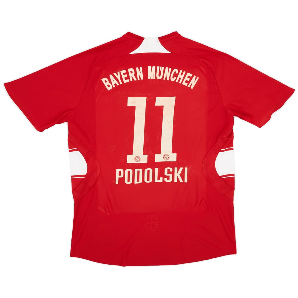 2007-08 Bayern Munich Home Shirt Podolski #11 - 5/10 - (L)