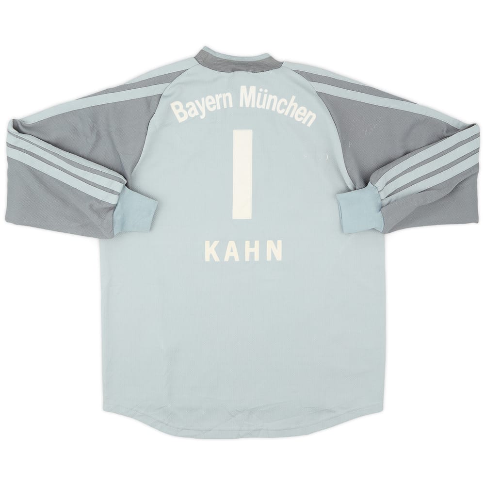 2001-02 Bayern Munich GK Shirt Kahn #1 - 8/10 - (XL.Boys)