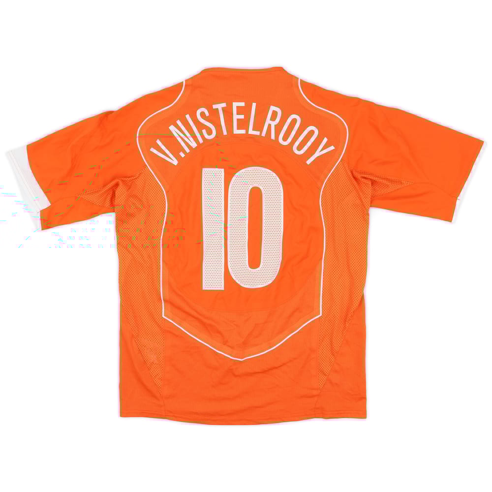 2004-06 Netherlands Limited Edition Player Issue Home Shirt V.Nistelrooy #10 - 8/10 - (L)