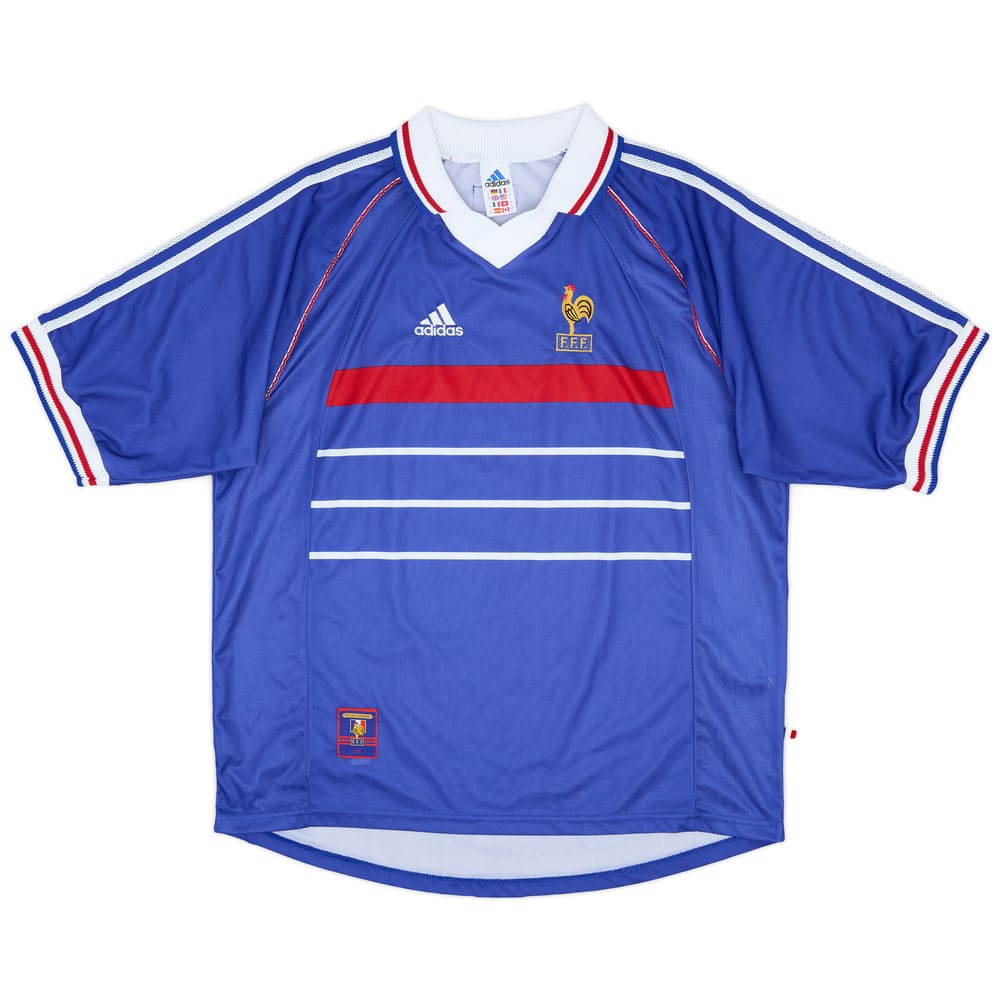 1998-00 France Home Shirt - 9/10 - (XL)