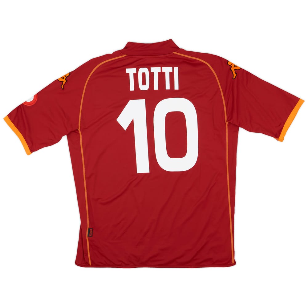 2008-09 Roma Home Shirt Totti #10 - 8/10 - (XXL)