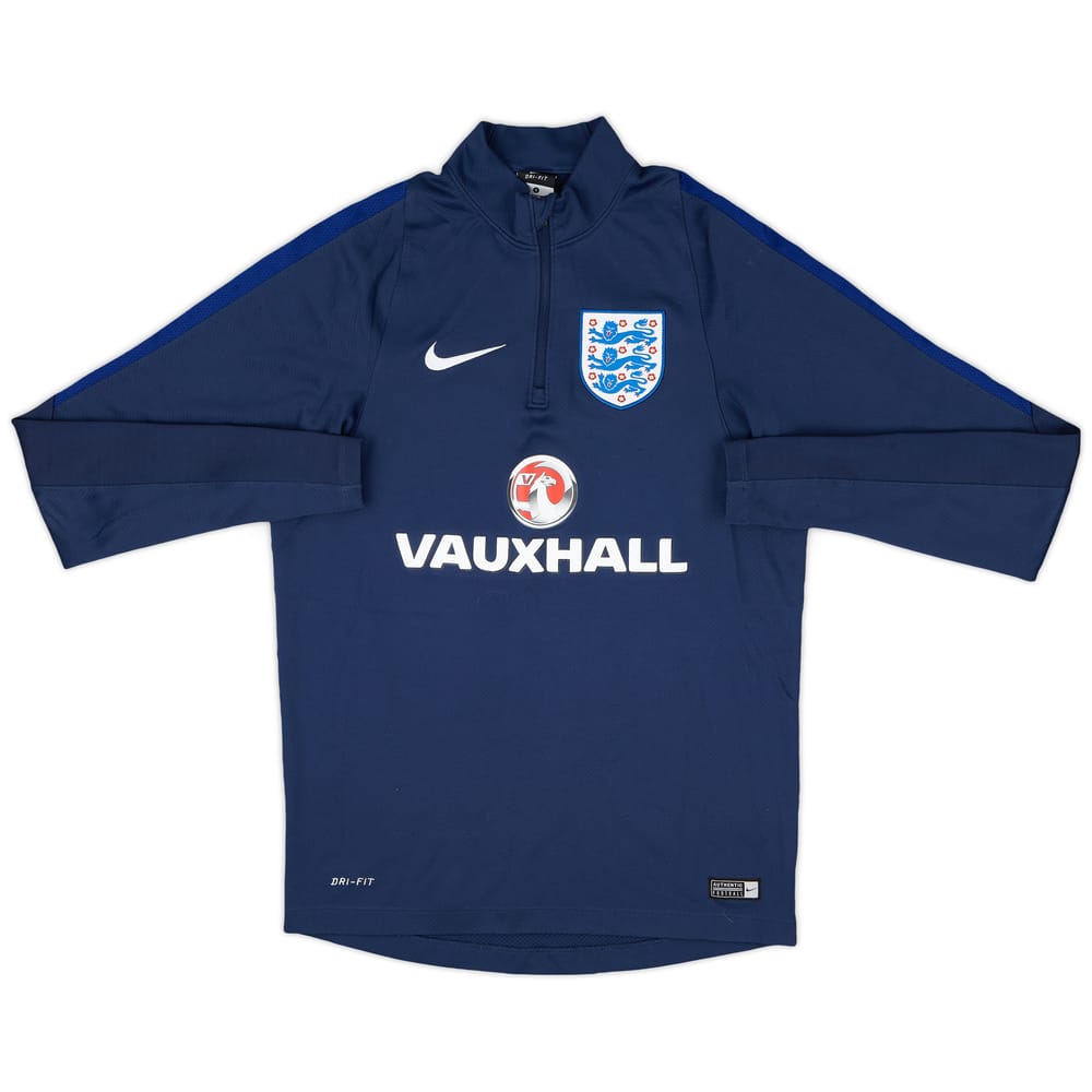 2016-17 England Nike 1/4 Zip Training Top - 8/10 - (S)