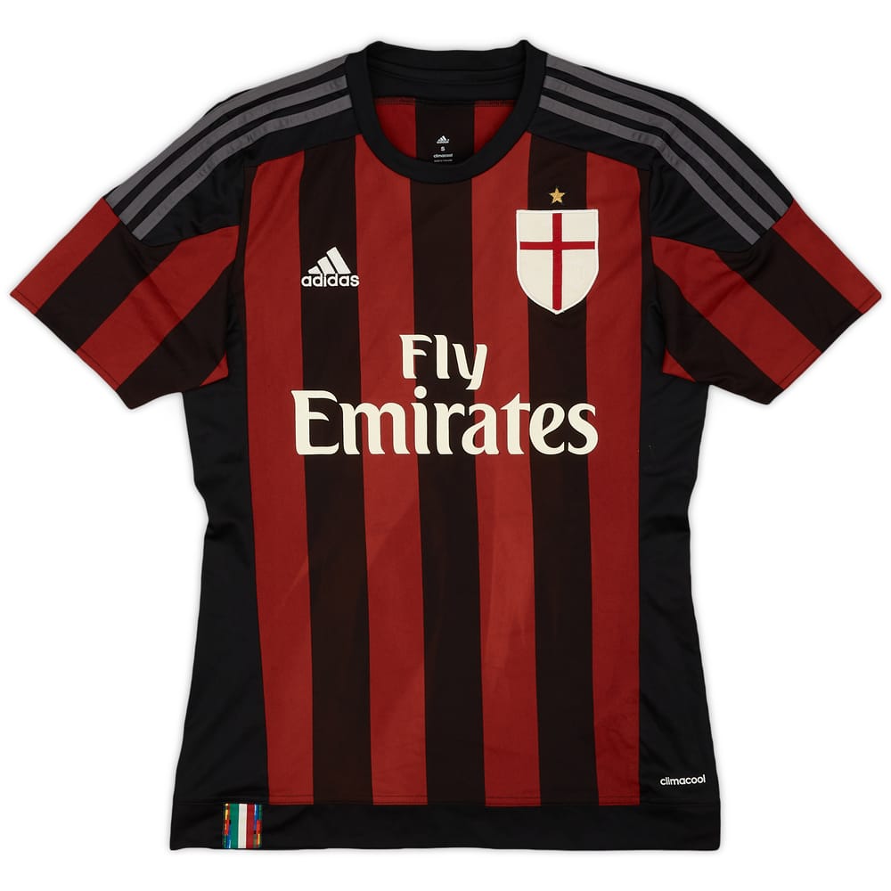 2015-16 AC Milan Home Shirt - 6/10 - (S)