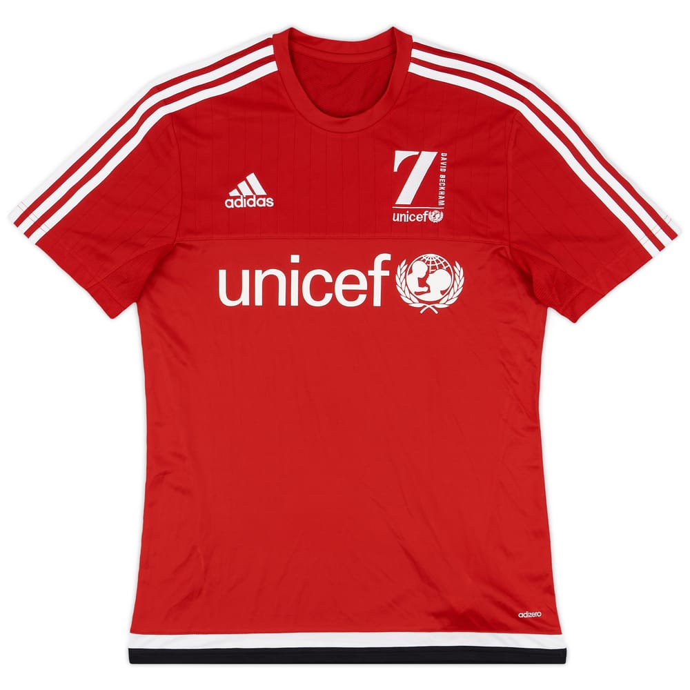 2015 adidas David Beckham Unicef Shirt - 9/10 - (M)