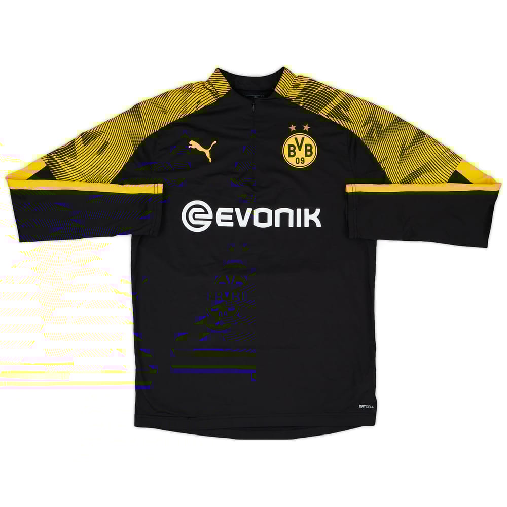 2019-20 Borussia Dortmund Puma 1/4 Zip Training Top - 8/10 - (XL.Boys)