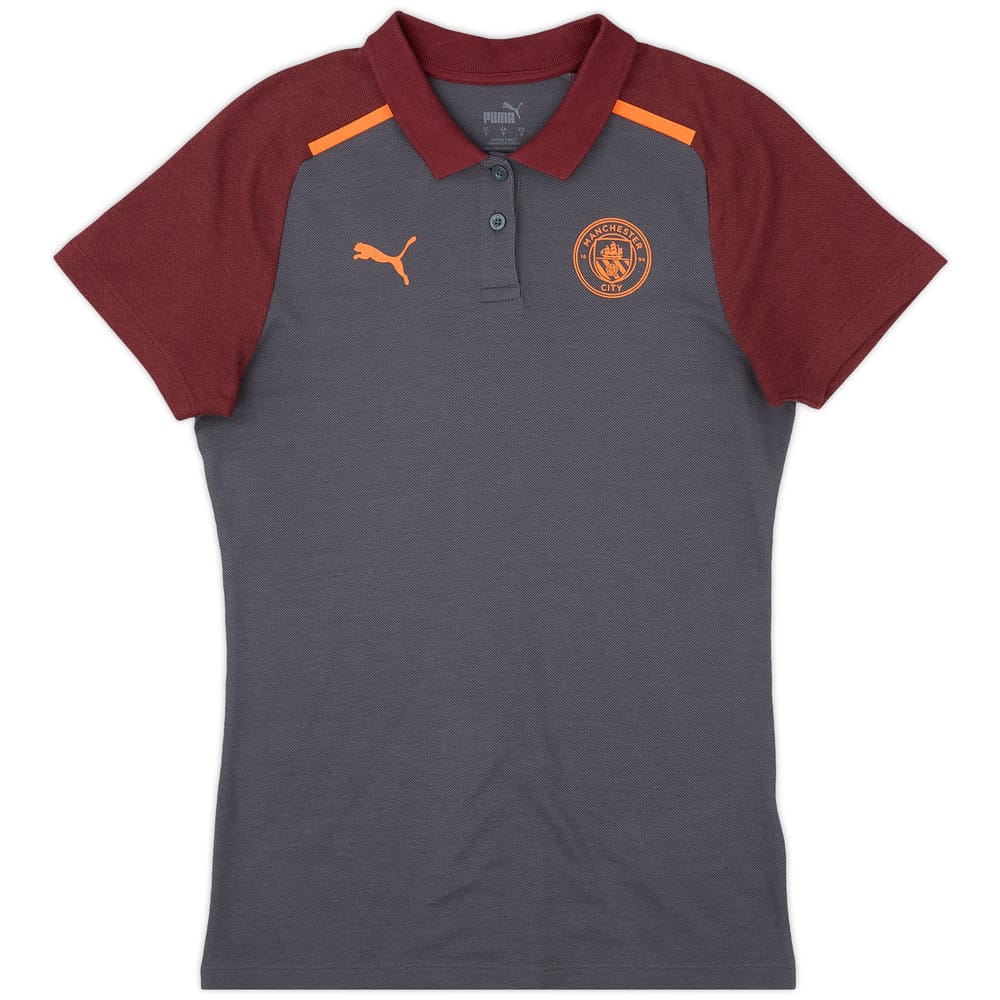 2023-24 Manchester City Women's Puma Polo T-Shirt - As New - (S)