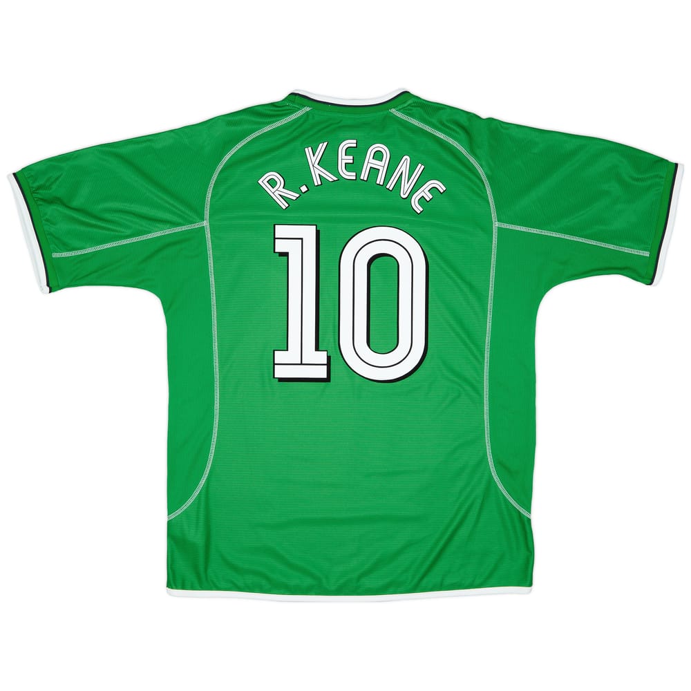 2001-03 Ireland Home Shirt R. Keane #10