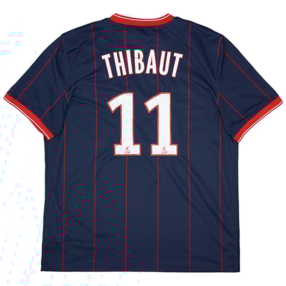 2009-10 Paris Saint-Germain Home Shirt Thibaut #11 - 7/10 - (XL)