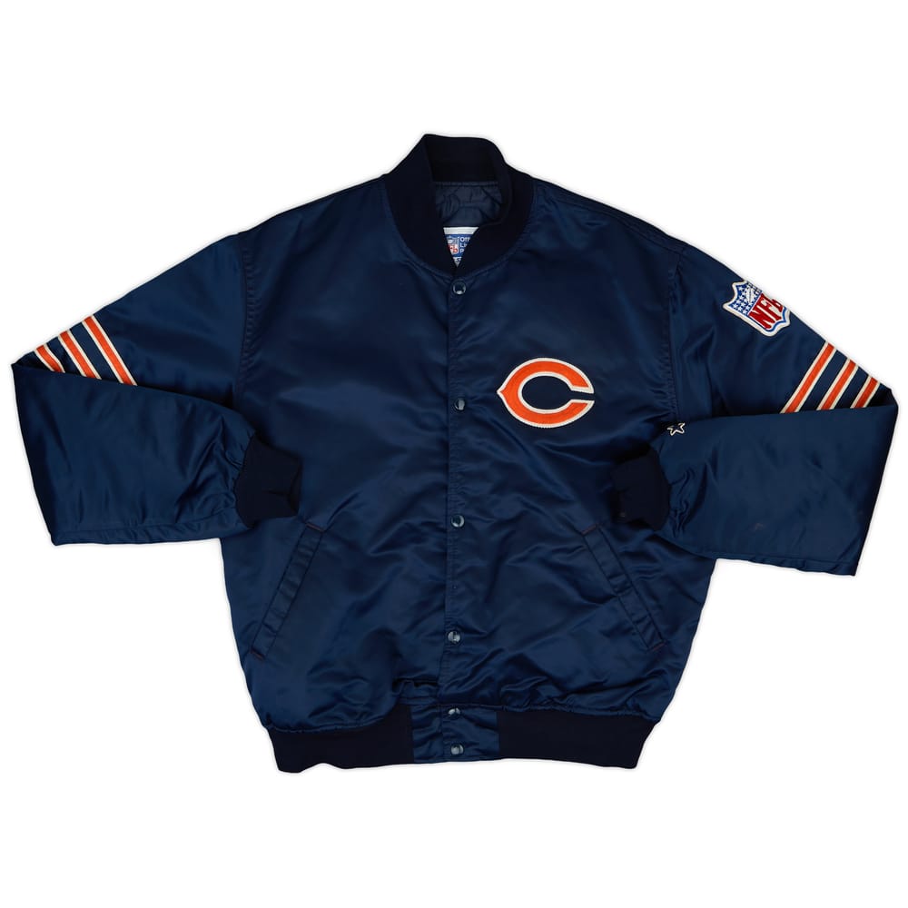 1980s Chicago Bears Starter Satin Varsity Jacket - 8/10 - (L)