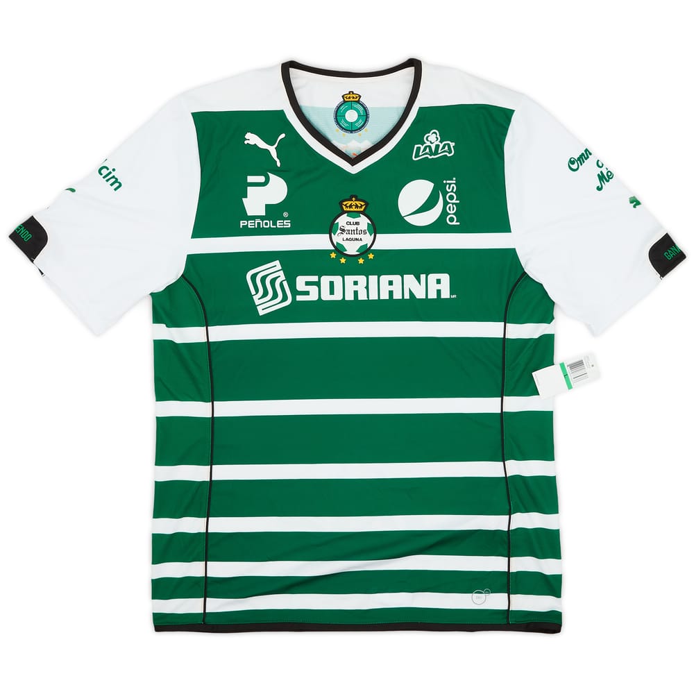 2014-15 Santos Laguna Home Shirt - 10/10 - (L)