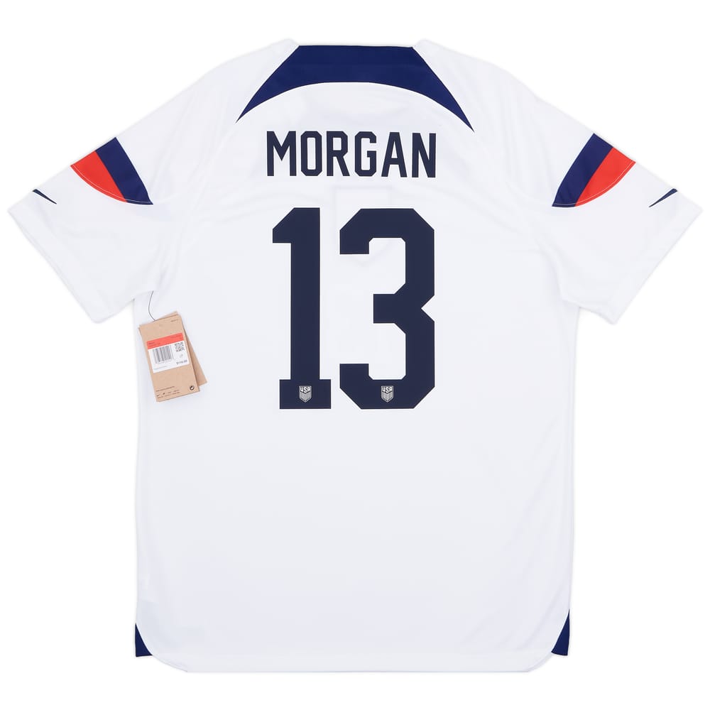 2022-23 USA Women&#039;s Home Shirt Morgan #13 (Unisex Fit)