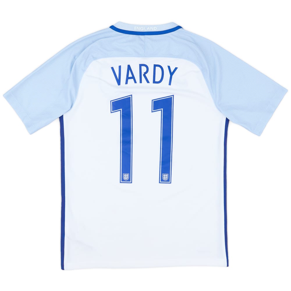 2016-17 England Home Shirt Vardy #11 - 5/10 - (S)